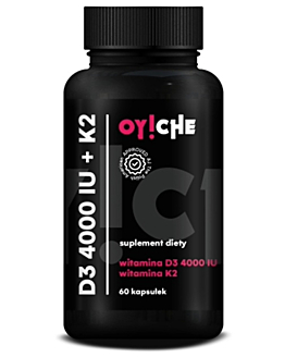Oyche D3 4000 IU +K2, kapsułki 60 szt