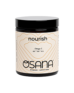 Osana Nourish Kwasy omega 3 z witaminą E