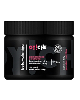 Oyche Beta Alanina  Pomarańcza z Cytryna, proszek 250 g