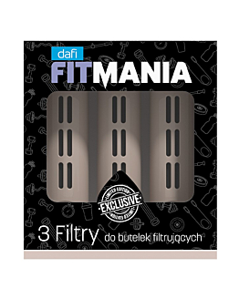 Dafi Fitmania Cappuccino - 3-pak filtrów do butelki bez zakrętki 