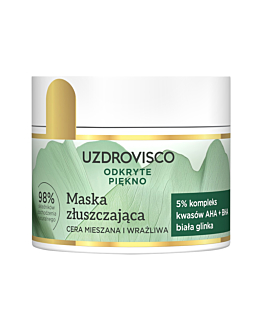 Uzdrovisco Odkryte Piękno Maska złuszczająca do skóry mieszanej i wrażliwej