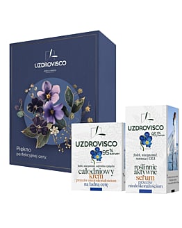 Uzdrovisco Viola Set Cosmetici Crema Giornaliera + Siero