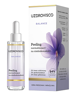 Uzdrovisco Balance Normalizujący peeling redukujący niedoskonałości