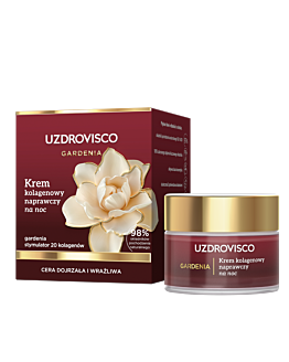 Uzdrovisco Gardenia Krem kolagenowy naprawczy na noc 50ml