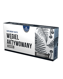 Węgiel Aktywowany Carbon, kapsułki 20 szt.