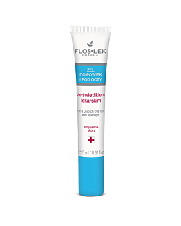 FLOSLEK PHARMA Żel do powiek i pod oczy ze świetlikiem lekarskim, 15 ml