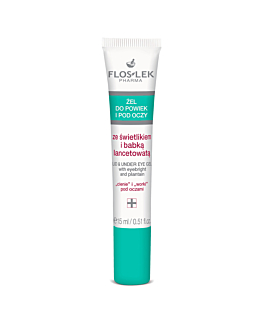 FLOSLEK PHARMA Żel do powiek i pod oczy ze świetlikiem i babką lancetowatą, 15 ml