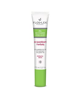 FLOSLEK PHARMA Żel do powiek i pod oczy ze świetlikiem i herbatą, 15 ml
