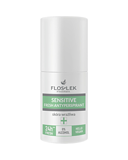 Flos-Lek Sensitive Fresh Antitraspirante deo roll-on per pelle sensibile, 50 ml