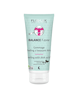FLOSLEK LABORATORIUM BALANCE T-zone Gommage Peeling z kwasami AHA, 125 ml
