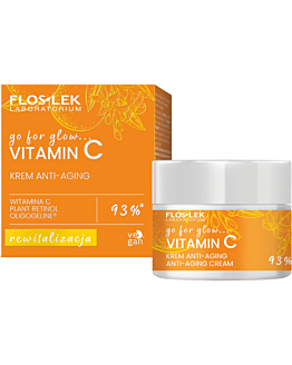 Flos-Lek Go For Glow… Vitamin C Krem anti-aging na dzień i na noc, 50 ml