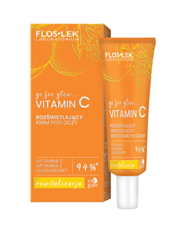 Flos-Lek Go For Glow… Vitamin C Rozświetlający krem pod oczy, 30 ml
