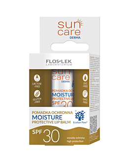 Flos-Lek Sun Care Derma Basic Pomadka ochronna Moisture, SPF30, 4 g