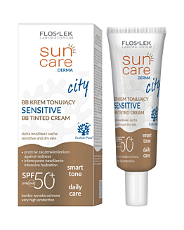 Flos-Lek Sun Care Derma City BB Krem tonujący Sensitive, SPF50+, 30 ml