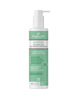 Flos-Lek Sensitive Gel delicato per l'igiene intima pelle sensibile, soggetta ad allergie, 225 ml
