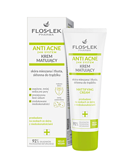 Flos-Lek Anti Acne 24h System Krem matujący, 50 ml