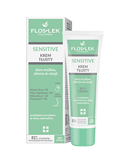 Flos-Lek Sensitive Krem tłusty skóra wrażliwa, skłonna do alergii, 50 ml