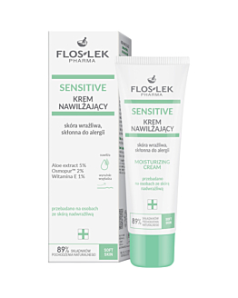 Flos-Lek Sensitive Krem nawilżający, 50 ml