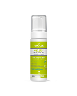 Flos-Lek Anti Acne 24h System Schiuma Detergente Enzimatica, 150 ml