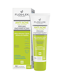 Flos-Lek Anti Acne 24h System Peeling enzymatyczny, 50 ml