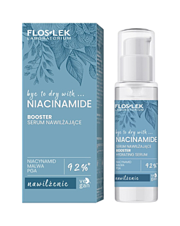 Flos-Lek Siero Idratante Potenziato con Niacinamide, 30 ml