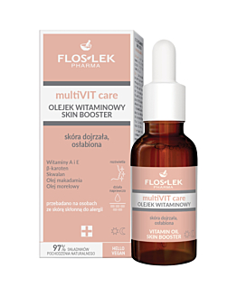 Flos-Lek Multi Vit Care Olio Vitaminico Skin Booster, 30 ml