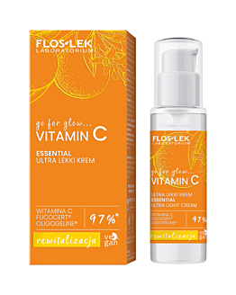 Flos-Lek Go For Glow… Vitamin C Ultra lekki krem na dzień i na noc, 30 ml
