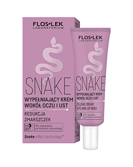 Flos-Lek Snake Crema riempitiva per contorno occhi e labbra, 30 ml