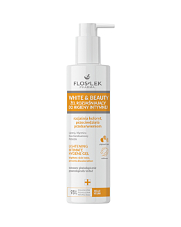 Flos-Lek White & Beauty Gel schiarente per l'igiene intima, 225 ml