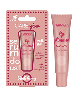 Flos-Lek Lip Care Siero Labbra Glimmer Blink Berry, 14 g