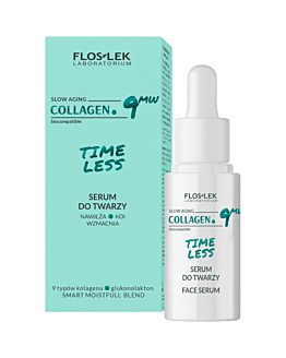Flos-Lek Collagen. 9MW Timeless Serum do twarzy nawilża koi wzmacnia, 30 ml