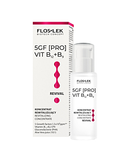 Flos-Lek 5GF [PRO] VIT B12+B9 Koncentrat rewitalizujący do twarzy Revival, 30 ml