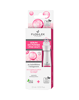 Flos-Lek Siero per palpebre e contorno occhi con eufrasia e collagene, 15 ml