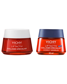 Vichy zestaw: Liftactiv Collagen Specialist, Krem na dzień 50ml + Krem na noc 50ml