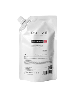 Ido Lab B-Gluc + cAG Intensywnie nawilżający i łagodzący krem do ciała Refill, 500 ml