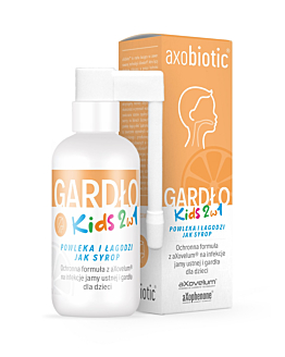Axobiotic Gardło Kids 2 w 1 Spray do gardła