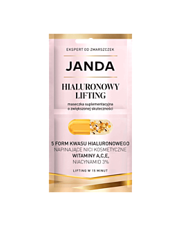 Janda Maseczka suplementacyjna Hialuronowy lifting