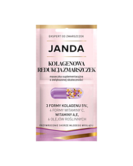 Janda Maseczka suplementacyjna Kolagenowa redukcja zmarszczek