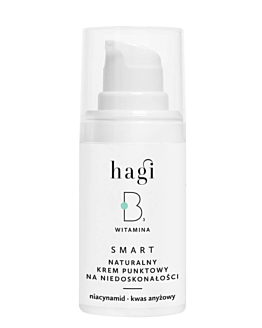 Hagi Smart B - Naturalny krem punktowy na niedoskonałości do cery tłustej i trądzikowej 15ml