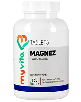 MyVita Magnez + Witamina B6 250 Tabletek