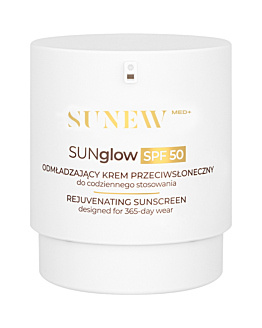 SunewMed+ SUNglow Odmładzający krem przeciwsłoneczny do twarzy, SPF50