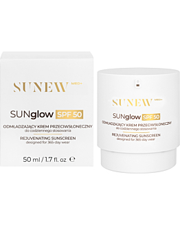 SunewMed+ SUNglow Crema Solare Anti-età per il Viso, SPF50