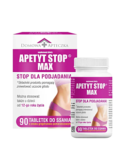 Domowa Apteczka  Apetyt Stop Max Smak Grejpfrutowo-Pomarańczowy, tabl. do ssania 90 szt.