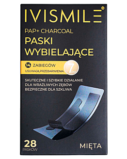 Ivismile Miętowe Paski do wybielania zębów na sucho (bez wody utlenionej) 