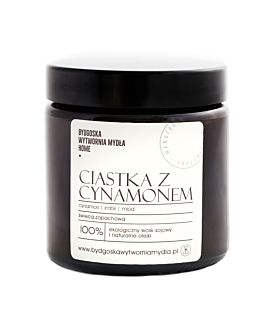 Bydgoska Wytwórnia Mydła Świeczka Ciastka z cynamonem, 120 ml