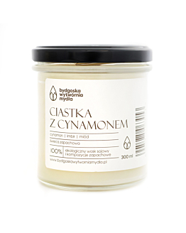 Bydgoska Wytwórnia Mydła Świeczka Ciastka z cynamonem, 300 ml