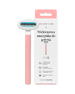 Your Kaya Wielorazowa Maszynka do golenia z dwoma ostrzami do ciała, blush 