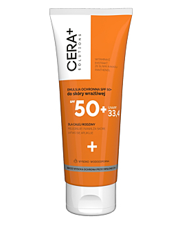 Cera+ Solutions Emulsja Ochronna do sk&oacute;ry wrażliwej SPF 50+ 200 ml