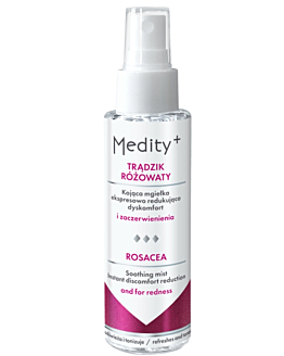 Medity+ Trądzik r&oacute;żowaty Kojąca mgiełka   