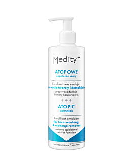 Medity+ Dermatite Atopica Emulsione Emolliente per la Detersione del Viso e Struccante
